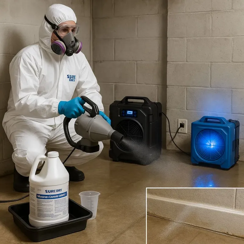 Sanitization and Odor Removal process in DeWitt, MI