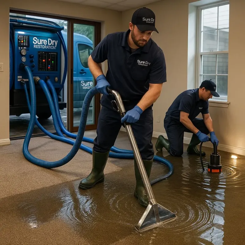 Water Extraction and Removal process in DeWitt, MI